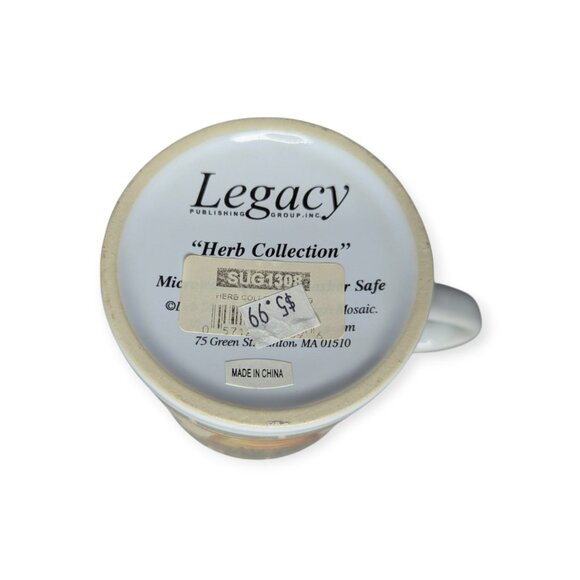 NWT Legacy Publishing Group "Herb Collection" Ceramic Mug - Picture 6 of 8